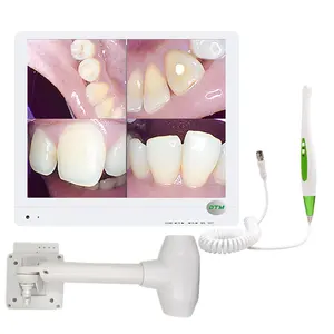 Dental Equipment Endoscope HD 1000 mega pixels 17inch LCD monitor With Holder WiFi Wireless VGA USB Intra Oral Camera