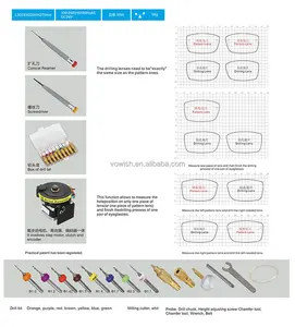 Digitale Boormachine NH-3G Goede Kwaliteit Brillen Verwerking Frame Lens Optische Lens Patroon Boormachine