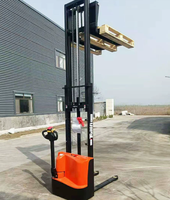 Transpalette Électrique HELI 1,5 Tonne, Mini Chariot Élévateur 3m-4m avec Batterie Lithium-Ion et Pneus Pleins - Manutention Portable