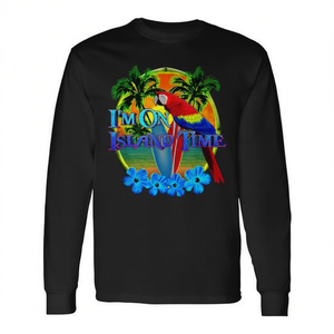 Camiseta de manga larga I'm On Island Time Tropical Beach - Product Image 2