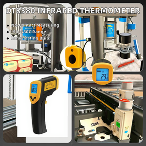 Cheerman Factory <span class=keywords><strong>DT8380</strong></span> Termômetro Laser Infravermelho-50 ~ 380C Touchless Pirômetro Medidor de Temperatura ABS Material OEM ODM Suportado - Product Image 3