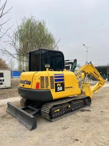 Mini-excavatrice Komatsu PC56 d'occasion du Japon, 5,6 tonnes, avec pompe hydraulique et engrenage à roulement, prix avantageux à vendre - Product Image 3