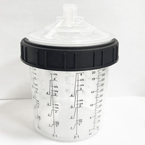 Tazas de plástico desechables para pintar, espray con reacabado automático, 600ml - Product Image 6