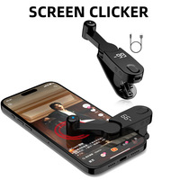 Clicker automatique rechargeable avec écran d'affichage, vitesse réglable pour jeux sur téléphone portable et diffusion en direct
