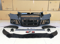 Kit carrosserie de conversion style RS3 pour Audi A3 S3 8P.5 2008-2012, comprenant un pare-chocs avant et une calandre en nid d'abeille.