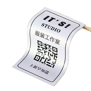 DS benutzer definierte Wärme übertragung Logo Aufkleber Drucker Regal Preis Private Label Glanz thermisch laminiertes Papier Auto Warnung Aufkleber Etikett