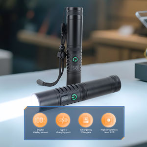 Linterna LED Recargable de Alto Lumen, 3 Modos, Cuerpo de Aleación de Aluminio con Zoom, para Camping, Senderismo, Emergencias, Logotipo Personalizable, Venta al por Mayor - Product Image 6