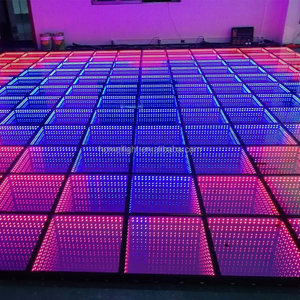 L'usine chinoise a mené la piste de danse miroir 3D RVB pour l'éclairage de scène de bar disco avec télécommande - Product Image 5
