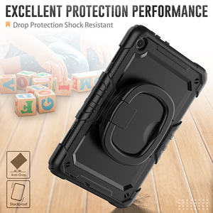 Funda Resistente y Robusta con Soporte Giratorio de 360 Grados Integrado para <span class=keywords><strong>Lenovo</strong></span> <span class=keywords><strong>TAB</strong></span> <span class=keywords><strong>M10</strong></span> <span class=keywords><strong>Gen</strong></span> <span class=keywords><strong>3</strong></span> 2022 de 10.1 Pulgadas TB-328FU - Product Image 3