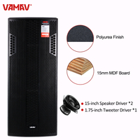 VAMAV NOVA TX 215 son de scène actif 15 pouces karaoké 900W RMS système de sonorisation audio haute résolution pour événements extérieurs haut-parleurs à gamme complète