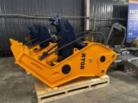 Cisailles hydrauliques durables pour le broyage du béton, montées sur excavatrice, adaptées aux excavatrices de 4 à 24 tonnes, pour le traitement des déchets de construction