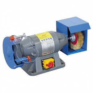 Amoladora combinada profesional Fervi de 200 mm con doble rueda para pulir y afilar metales - Product Image 2