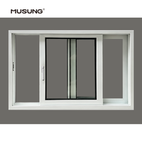Modernes Doppelverglastes Aluminium-Schiebefenster mit Thermischer Trennung für Zuhause