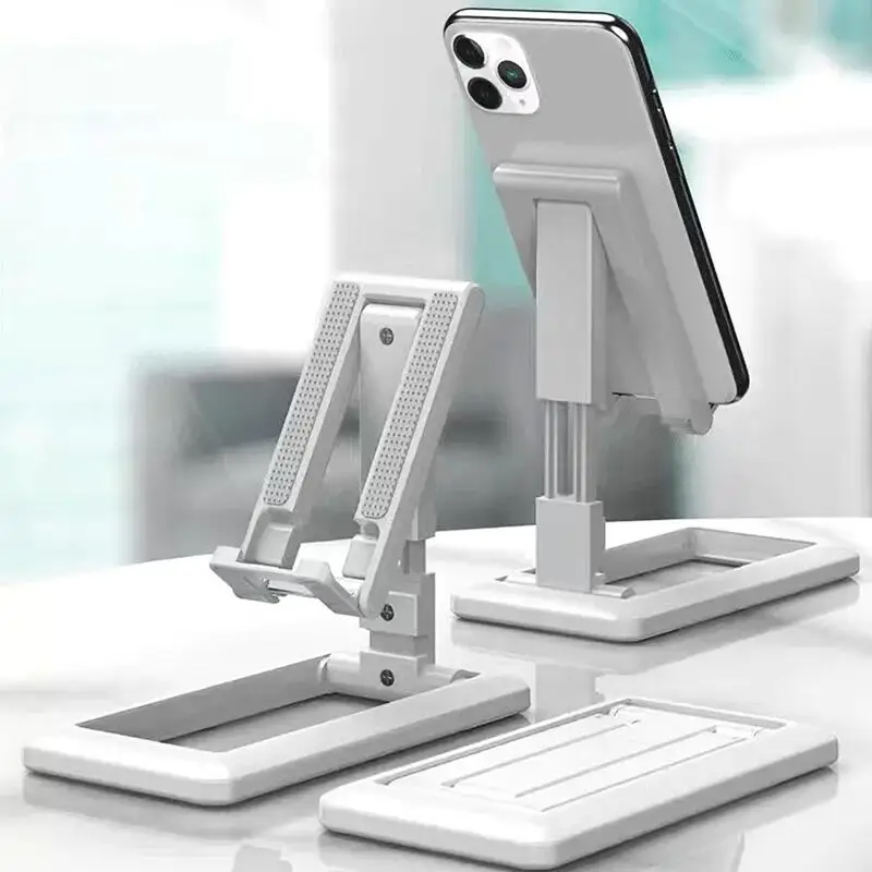 Klappbares Tablet Mobiltelefon Desktop Telefonständer für iPad iPhone Samsung Schreibtischhalter verstellbare Schreibtischhalterung Smartphone-Ständer