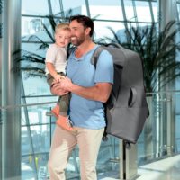 Sac de voyage universel pour siège auto bébé avec roulettes, sac à dos pour siège auto, sac de voyage pour siège auto pour avion, sac de transport pour siège auto à l'aéroport