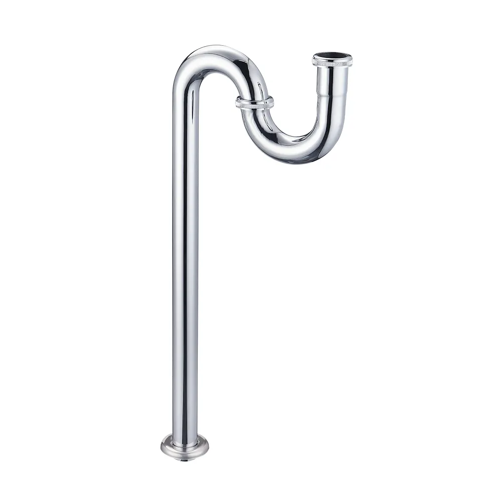 Usine En Gros Chrome Plaqué En Acier Inoxydable S-Trap Lavabo Bouteille Chrome Siphon Pour Urinoir