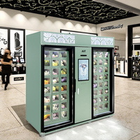 Distributeur automatique de fleurs sans pilote intelligent haut de gamme d'AIT Mall Armoire à grille de fleurs à écran tactile