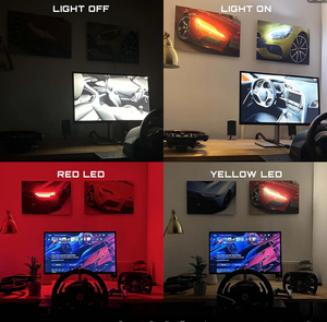 Le fantastiche auto sportive hanno portato la pittura luminosa su tavola acrilica decorazioni murali moderne e alla moda per sale da gioco e concessionaria 4S - Product Image 6