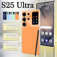 Smartphone 5G S25 Ultra 2025 en Gros, Écran 4K, 16 Go + 1 To, Débloqué Mondial (RU), Batterie 8000 mAh, État Neuf