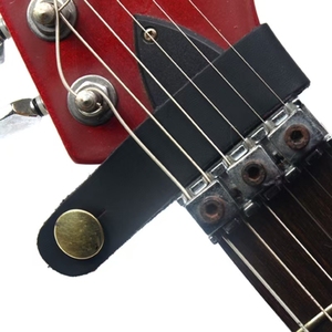 Correa de microfibra de cuero para guitarra, cinturón de fijación para el cabezal de guitarra acústica, folk, eléctrica, ukelele y bajo - Product Image 4