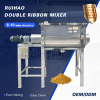 Industrieller Horizontaler Bandmischer für Asphalt-Bitumen-Modifikator Trockenpulver-Granulat-Mischmaschine 200L 500L 1000L 2000L Mischer