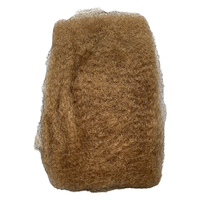 2 pièces/paquet Cheveux humains afro crépus non traités en vrac pour dreadlocks, extensions, tresses, cheveux vierges Remy en vrac