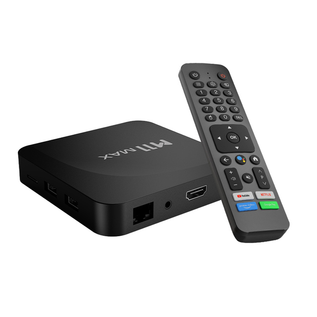 Factory Customized Direct Sales Latest S905x5m Amlogic Av1 AI-SR Android 14.0 Wifi6 Media Player Set-top Box M11 MAX VS X96
