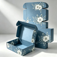 Boîte d'expédition personnalisée avec papier d'emballage, emballage cadeau pour vêtements, emballage en carton ondulé de qualité supérieure, boîte d'expédition pour vêtements, lingerie, colis postal