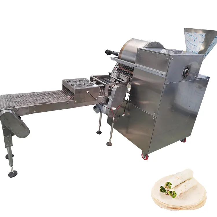 Grande capacità vietnamita carta di riso Samosa foglio automatico Mesin Lumpia involucro involucro primavera Make Machine