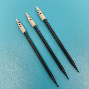 Cleanroom ecouvillon Mousse éponge spirale pointe sans poussière chambre écouvillon, poignée noire - Product Image 2