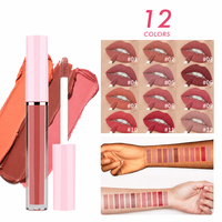 Gloss à lèvres haute brillance à marque privée, logo personnalisé, rouge à lèvres végétalien avec formule hydratante et waterproof pour les lèvres