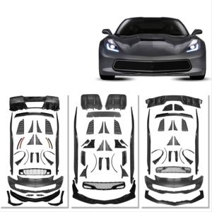 Kit carrosserie parfaitement adapté pour Porsche Cayenne 958 2011-2017, mise à niveau 9Y0.2 2024, ancien vers nouveau, phare à LED, couvercle de coffre, capot, garde-boue - Product Image 1