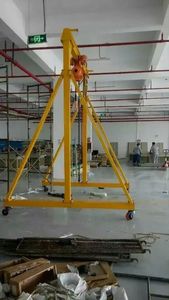 รถเครนโครงเหล็กเคลื่อนที่ขนาดใหญ่ 8 เมตร แบบไม่มีราง พร้อมรอกโซ่ไฟฟ้า - Product Image 6