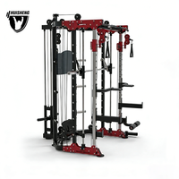 Station d'entraînement multifonctionnelle AOR : Rack à squats et machine Smith pour un entraînement complet de la force