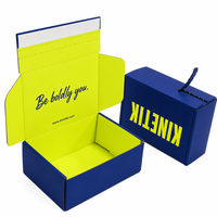Boîtes d'expédition en carton ondulé personnalisées, imprimées en UV, biodégradables, grand format, pour l'emballage de vêtements et de chaussettes, avec logo personnalisé