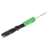 Konektor Serat Optik Sambungan Hot Melt SC UPC/APC Single Mode SM FTTH untuk Kabel Drop Fiber dan Panel Patch Center ODF