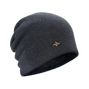 Nuovo berretto Slouchy di vendita caldo berretto foderato in pile Unisex berretto caldo personalizzato