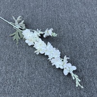 Bunga Hyacinth Delphinium Buatan Tangan Grosir untuk Dekorasi Rangkaian Bunga Pernikahan, Rumah, dan Liburan