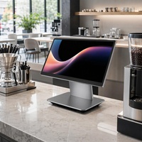 ZOLON AS10 Dual Screen POS 15.6"+10.1" Layar Sentuh NFC Android 14 GMS Mesin Kasir untuk Pelanggan NPU AI MOQ Rendah 10pcs