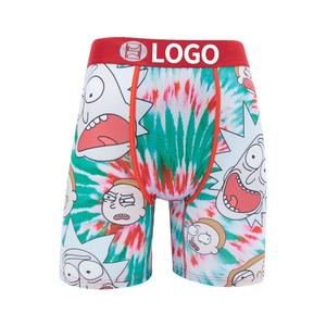 กางเกงกีฬาแบรนด์ไทด์นวัตกรรมการออกแบบตัวยูระบายอากาศได้ดีชุดชั้นในโพลีเอสเตอร์เอวสูงปานกลางกางเกงบ็อกเซอร์สำหรับวัยรุ่นพิมพ์ลาย - Product Image 4