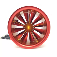 Unité de Propulsion Électrique à Ventilateur Canalisé 90mm, Impeller en Aluminium à 12 Pales, Moteurs Multiples KV, 6S_12S, Poussée Maximale 6.10Kg, pour Modèle de Jet RC
