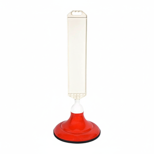 Panneau de signalisation rouge décoré d'un bouée, avec base de 40 cm, résistant au vent et à la neige, pour le stationnement – Équipement essentiel pour le service de valet - Product Image 2
