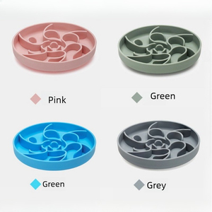 Silicone Pet Dog <b>Slow</b> <b>Feeder</b> Bowl Anti-tip Feature Non Slip Anti-Gulping for Large Medium Small Dogs Puppy and Cats - Product Image 2