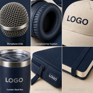 Kit de lanzamiento de podcast personalizado, sets de regalo con logo personalizado, productos promocionales, proveedor OEM ODM, obsequios promocionales - Product Image 6