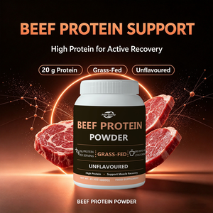 OEM Grass Fed Beef Protein Powder Unflavoured 660g Food <b>Supplement</b> For <b>Muscle</b> <b>Recovery</b> Private Label Custom Logo - Product Image 3