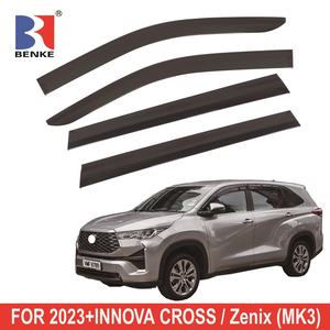Déflecteurs de vent latéraux pour vitres de voiture, pare-soleil et protection anti-pluie WEATHER SHIELD VENTVISOR pour TOYOTA INNOVA CROSS ZENIX 2023 - Product Image 2