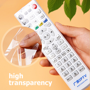 <span class=keywords><strong>50</strong></span> pièces pochette d'emballage rétractable en <span class=keywords><strong>PVC</strong></span> télécommande sac de Film rétractable thermoscellable Transparent - Product Image 3