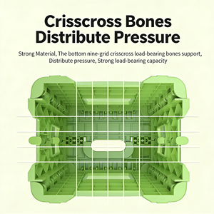 Taburete Plegable de Plástico PP para Exteriores, Ideal para <span class=keywords><strong>Patio</strong></span>, Balcón y Jardín - Product Image 4