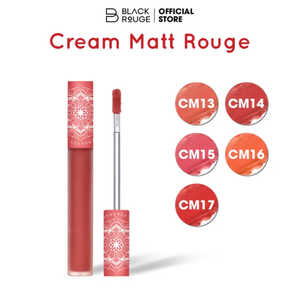 Brillo de labios de marca negra coreana Matt Rouge 3 CM17 Mysterious Camellia - Product Image 6