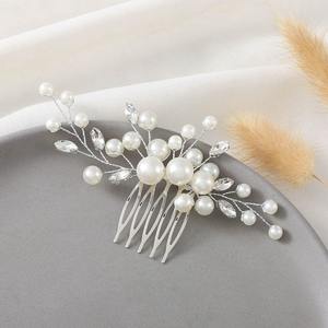 Épingles à <span class=keywords><strong>cheveux</strong></span> de mariée fleur mariée coiffes perles pinces à <span class=keywords><strong>cheveux</strong></span> pour femmes accessoires de <span class=keywords><strong>cheveux</strong></span> de <span class=keywords><strong>mariage</strong></span> - Product Image 4